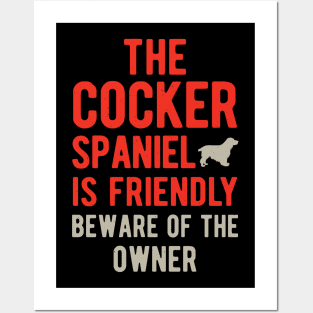 Cocker Spaniel Funny Posters and Art